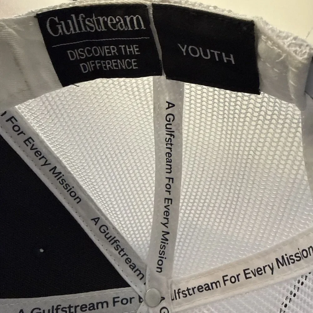 Gulfstream Mesh Hat Cap SnapBack YOUTH One Size Blue Special Missions Aviation